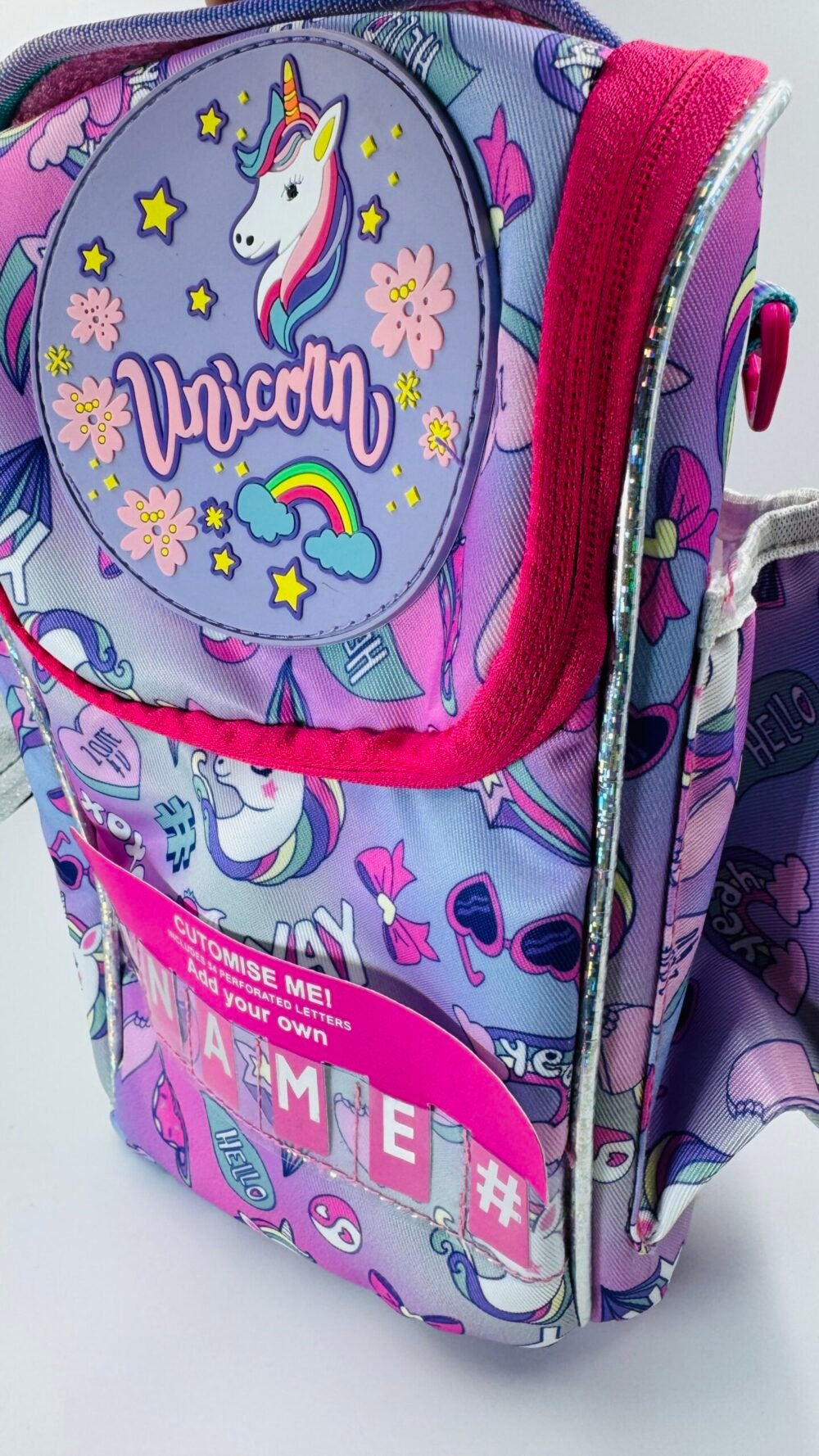 Magical Unicorn Name Lunch Bag - Image 2