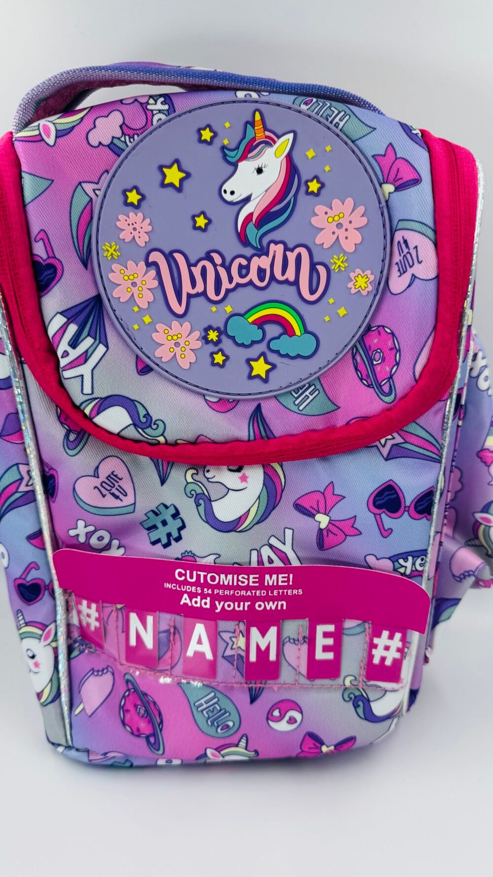 Magical Unicorn Name Lunch Bag - Image 4