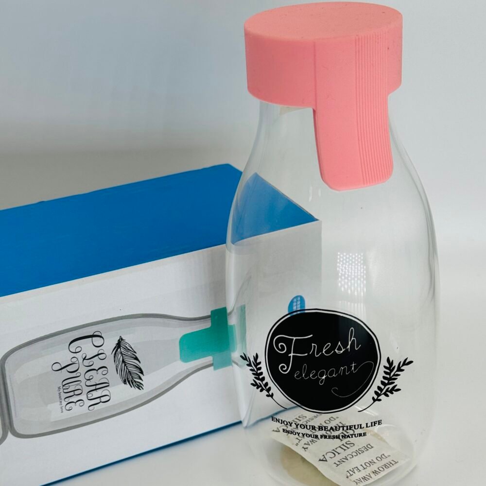 Moocy Glass Bottle With Silicon Lid - Image 2